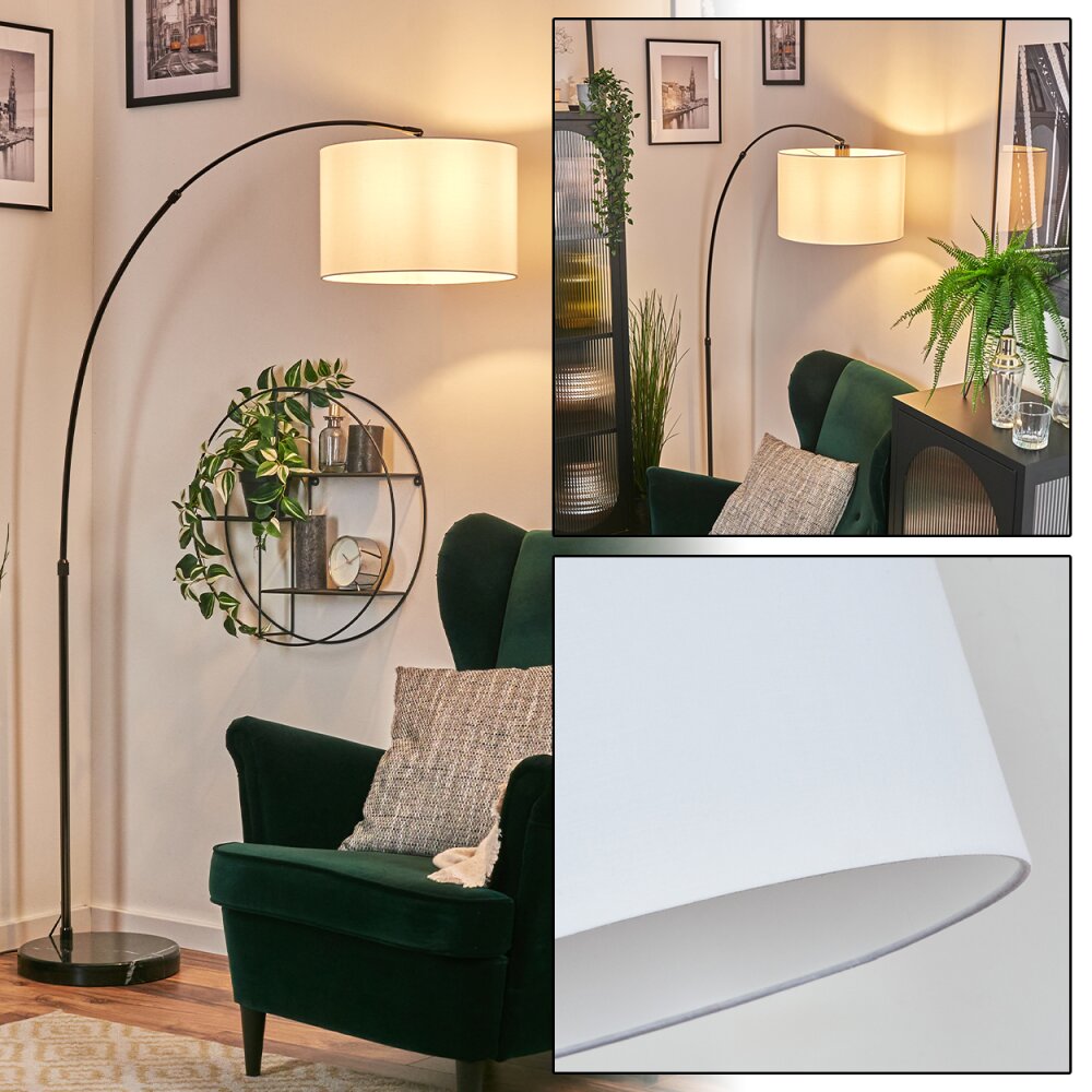 Soungou Stehleuchte 38 cm Chrom, Schwarz, 1-flammig main product photo