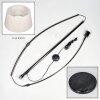 Bassagoda Stehleuchte 45 cm Chrom, Schwarz, 1-flammig