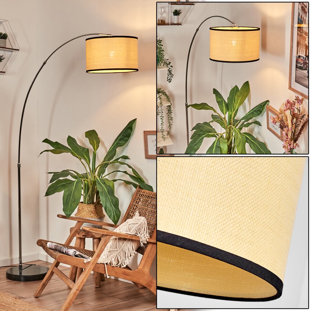 Chellas Stehleuchte 35 cm Chrom, Schwarz, 1-flammig main product photo