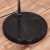Chellas Stehleuchte 45 cm Chrom, Schwarz, 1-flammig