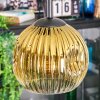 Ripoll Hängeleuchte Glas 15 cm Gold, Klar, 4-flammig