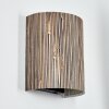 Viadores Wandleuchte Schwarz, Weiß, 1-flammig