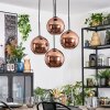 Ripoll Hängeleuchte Glas 20 cm Kupferfarben, 4-flammig