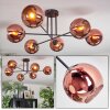 Koyoto Deckenleuchte Glas 15 cm Kupferfarben, 6-flammig