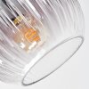 Koyoto Deckenleuchte Glas 15 cm Klar, Rauchfarben, 6-flammig