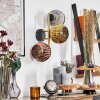 Ripoll Wandleuchte Glas 15 cm Gold, Schwarz, 3-flammig