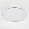 Makak Deckenleuchte LED Chrom, Weiß, 1-flammig