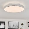 Makak Deckenleuchte LED Chrom, Weiß, 1-flammig