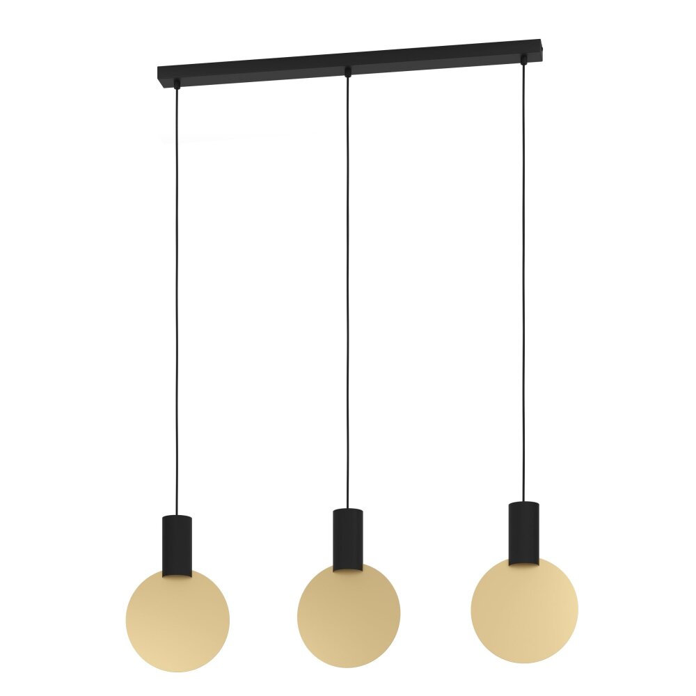 Eglo SARONA Hängeleuchte Schwarz, 3-flammig main product photo