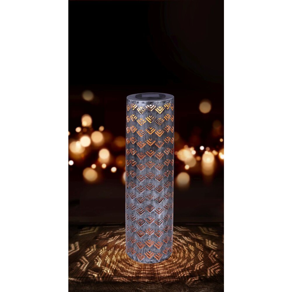 Globo REX Solarleuchte LED Silber, 1-flammig main product photo