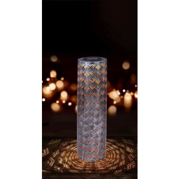 Globo REX Solarleuchte LED Silber, 1-flammig