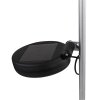 Globo Solarleuchte LED Blau, Silber, 1-flammig