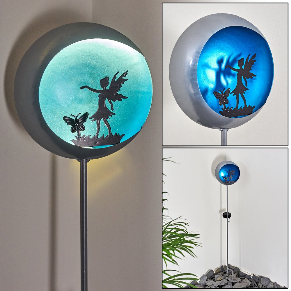 Loano Solarleuchte LED Blau, Silber, 1-flammig main product photo