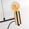 Gnarp Pendelleuchte Schwarz-Gold, 4-flammig