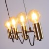 Gnarp Pendelleuchte Schwarz-Gold, 4-flammig