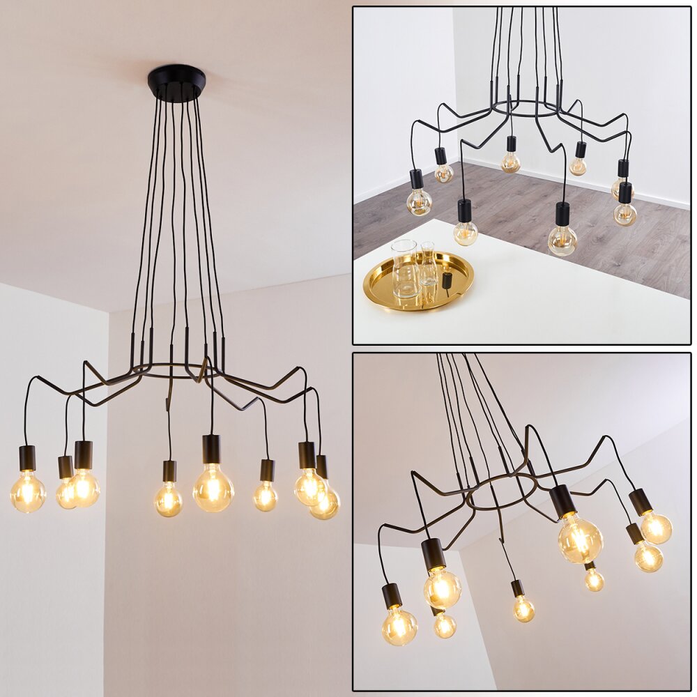 Cuyama Hängeleuchte Schwarz, 4-flammig main product photo