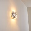 Concha Wandleuchte Weiß, 1-flammig