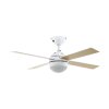 Eglo LOSCIALE Deckenventilator Weiß, 1-flammig, Fernbedienung