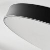 Mentque Deckenleuchte LED Schwarz, 1-flammig