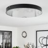 Mentque Deckenleuchte LED Schwarz, 1-flammig