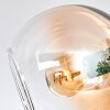 Koyoto Deckenleuchte Glas 15 cm Bernsteinfarben, Klar, Rauchfarben, 8-flammig