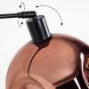 Ripoll Stehleuchte Glas 25 cm Schwarz, 1-flammig