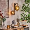 Ripoll Wandleuchte Glas 15 cm Gold, Klar, Kupferfarben, Rauchfarben, 3-flammig