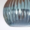 Koyoto Deckenleuchte Glas 15 cm Naturfarben, Schwarz, 3-flammig