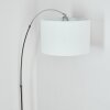Soungou Stehleuchte 38 cm Chrom, Schwarz, 1-flammig