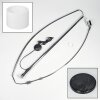 Bassagoda Stehleuchte 40 cm Chrom, Schwarz, 1-flammig