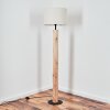 Soungou Stehleuchte 38 cm Naturfarben, Schwarz, 1-flammig