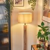 Soungou Stehleuchte 38 cm Naturfarben, Schwarz, 1-flammig
