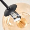 Koyoto Deckenleuchte Glas 15 cm Bernsteinfarben, Klar, Rauchfarben, 10-flammig