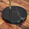 Bassagoda Stehleuchte 45 cm Messing, Schwarz, 1-flammig