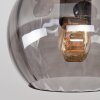 Koyoto Deckenleuchte Glas 15 cm Naturfarben, Schwarz, 3-flammig