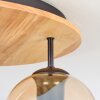 Koyoto Deckenleuchte Glas 15 cm Naturfarben, Schwarz, 3-flammig