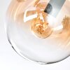 Gastor Deckenleuchte Glas 15 cm Gold, Schwarz, 10-flammig