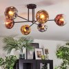 Ripoll Deckenleuchte Glas 15 cm Chrom, Gold, Klar, Kupferfarben, Rauchfarben, 6-flammig