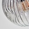 Ripoll Deckenleuchte Glas 15 cm Bernsteinfarben, Klar, Rauchfarben, 6-flammig