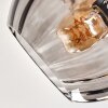 Koyoto Deckenleuchte Glas 15 cm Gold, Schwarz, 10-flammig