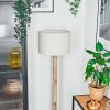 Soungou Stehleuchte 38 cm Naturfarben, Schwarz, 1-flammig