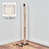 Soungou Stehleuchte 38 cm Naturfarben, Schwarz, 1-flammig