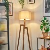Soungou Stehleuchte 38 cm Naturfarben, Schwarz, 1-flammig