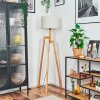 Soungou Stehleuchte 38 cm Naturfarben, Schwarz, 1-flammig