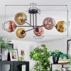 Ripoll Deckenleuchte Glas 15 cm Gold, Klar, Kupferfarben, 6-flammig