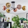 Ripoll Deckenleuchte Glas 15 cm Gold, Klar, Kupferfarben, 6-flammig