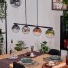 Gastor Pendelleuchte Glas 15 cm Blau, Chrom, Grün, Klar, Kupferfarben, Rauchfarben, 4-flammig
