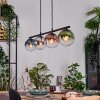 Gastor Pendelleuchte Glas 15 cm Blau, Chrom, Grün, Klar, Kupferfarben, Rauchfarben, 4-flammig