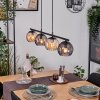 Koyoto Pendelleuchte Glas 15 cm Bernsteinfarben, Rauchfarben, 4-flammig