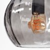 Koyoto Deckenleuchte Glas 15 cm Bernsteinfarben, Rauchfarben, 8-flammig